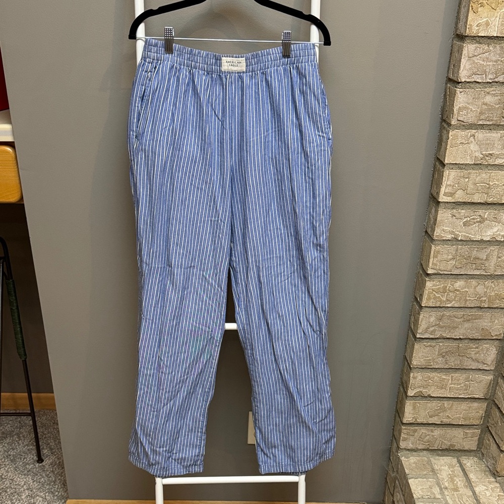 Women’s Blue Striped Pants